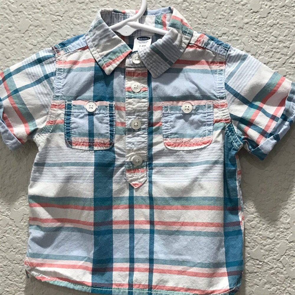 Old Navy plaid dress shirt** Sold